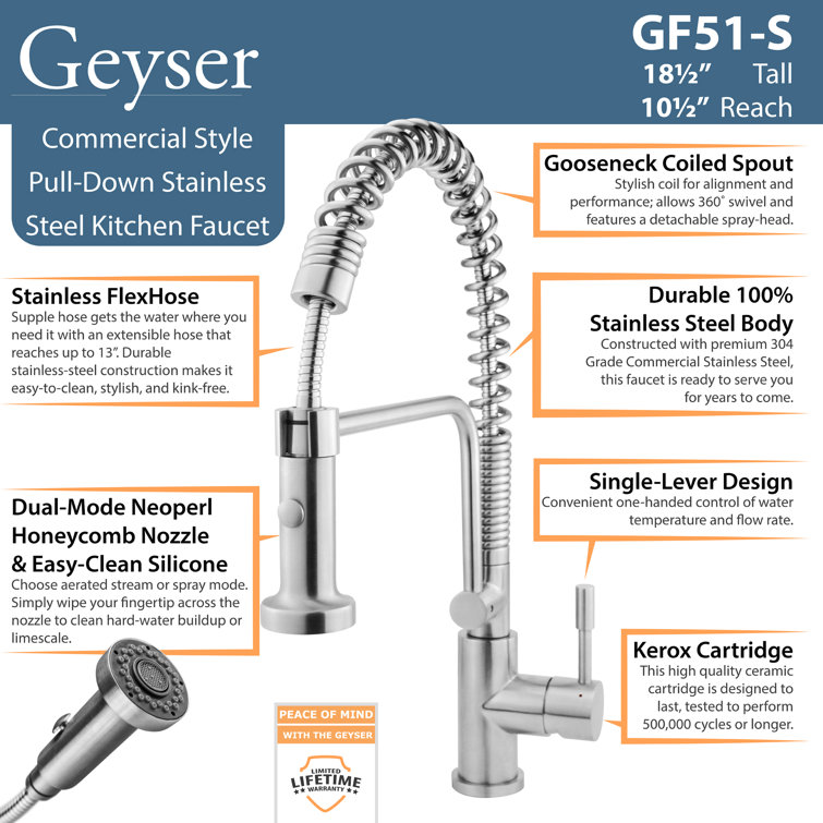 Geyser Howard Kitchen Faucet & Reviews Wayfair
